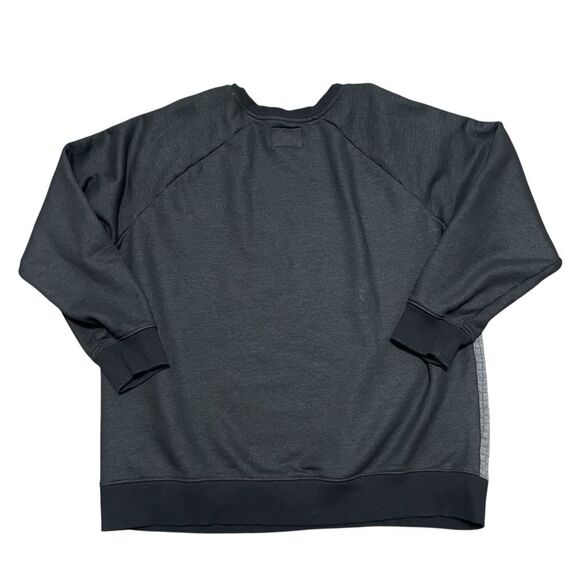 GUESS Men’s Grey & Black Pullover Crewneck Size XL - Picture 2 of 8